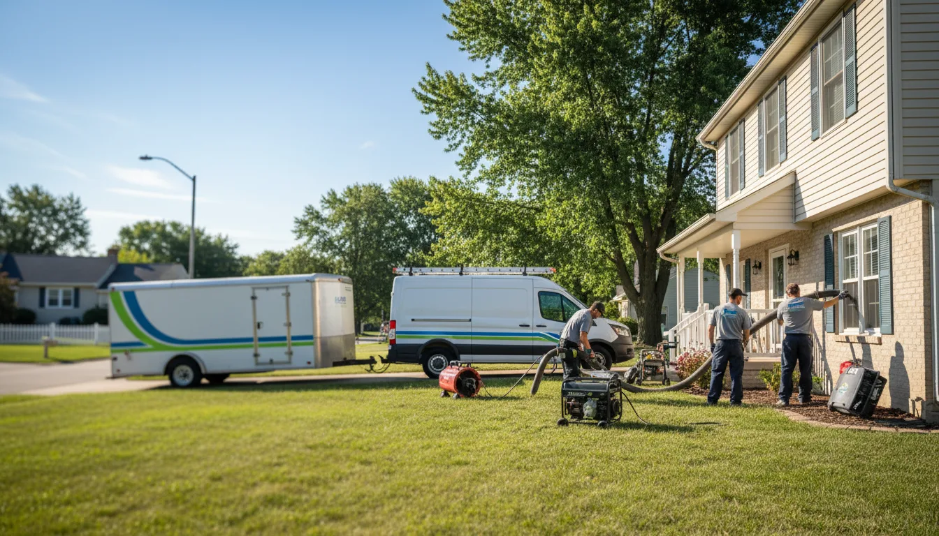 Flooded Basement Restoration And Cleanup With Repair in Altoona, KS near me